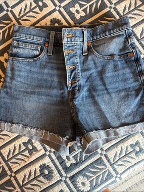 Madewell Blue Denim Jean Shorts